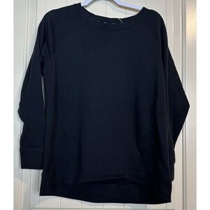 Zelos black Long‎ Sleeve Crew Neck Sweatshirt Womens Sz 0X